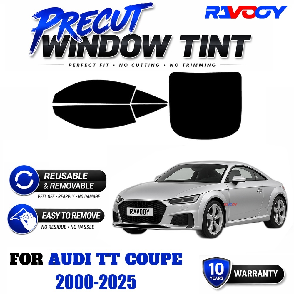 RAVOOY Precut Window Tint, Reu - Air Bubble Remover review and price