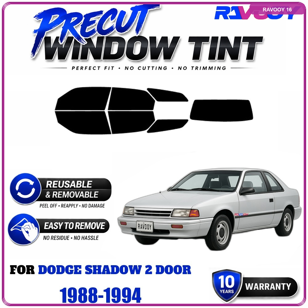 RAVOOY Precut Window Tint, Reu - Air Bubble Remover review and price