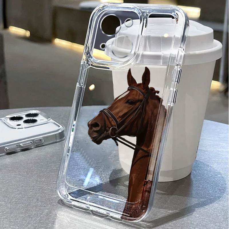 Animal Horse Soft Phone Cover  - Apple Iphone 15 Pro Max review and price