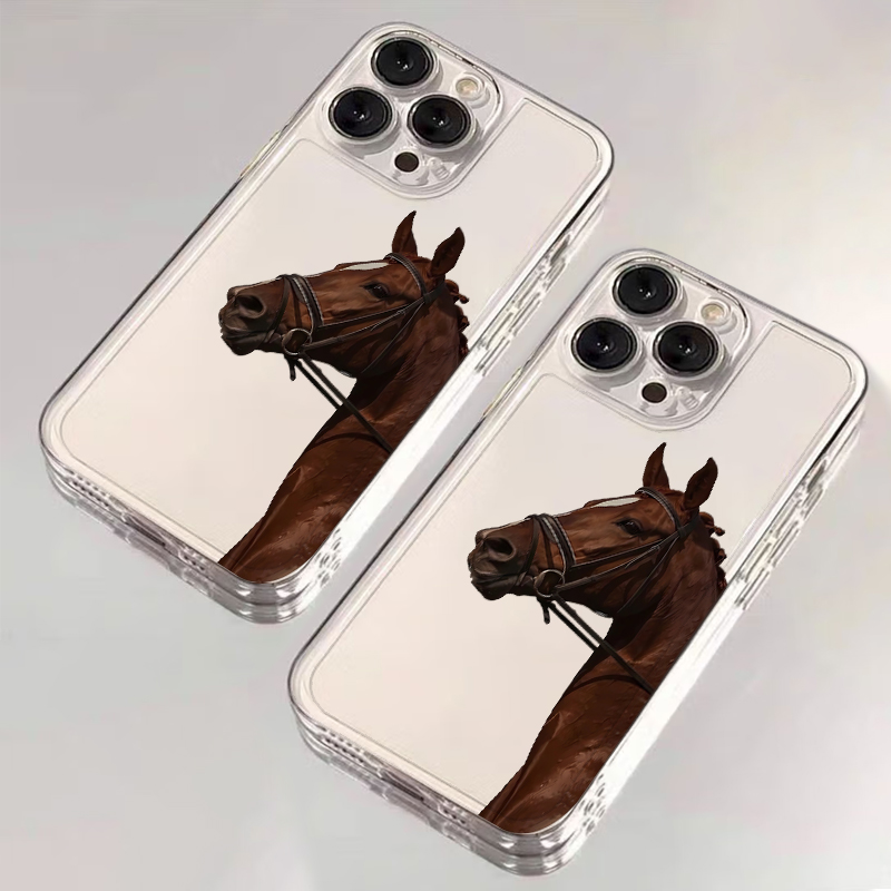 Animal Horse Soft Phone Cover  - Apple Iphone 15 Pro Max review and price