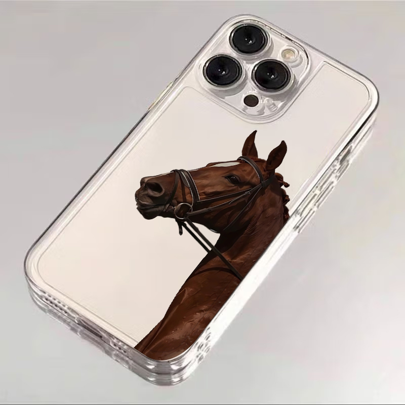 Animal Horse Soft Phone Cover  - Apple Iphone 15 Pro Max review and price