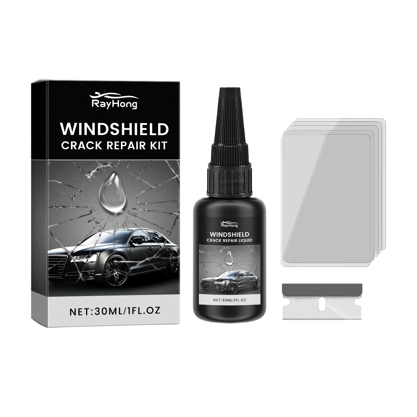Windshield Repair Glue - Winds - Liquid Uv Glue Kit review and price