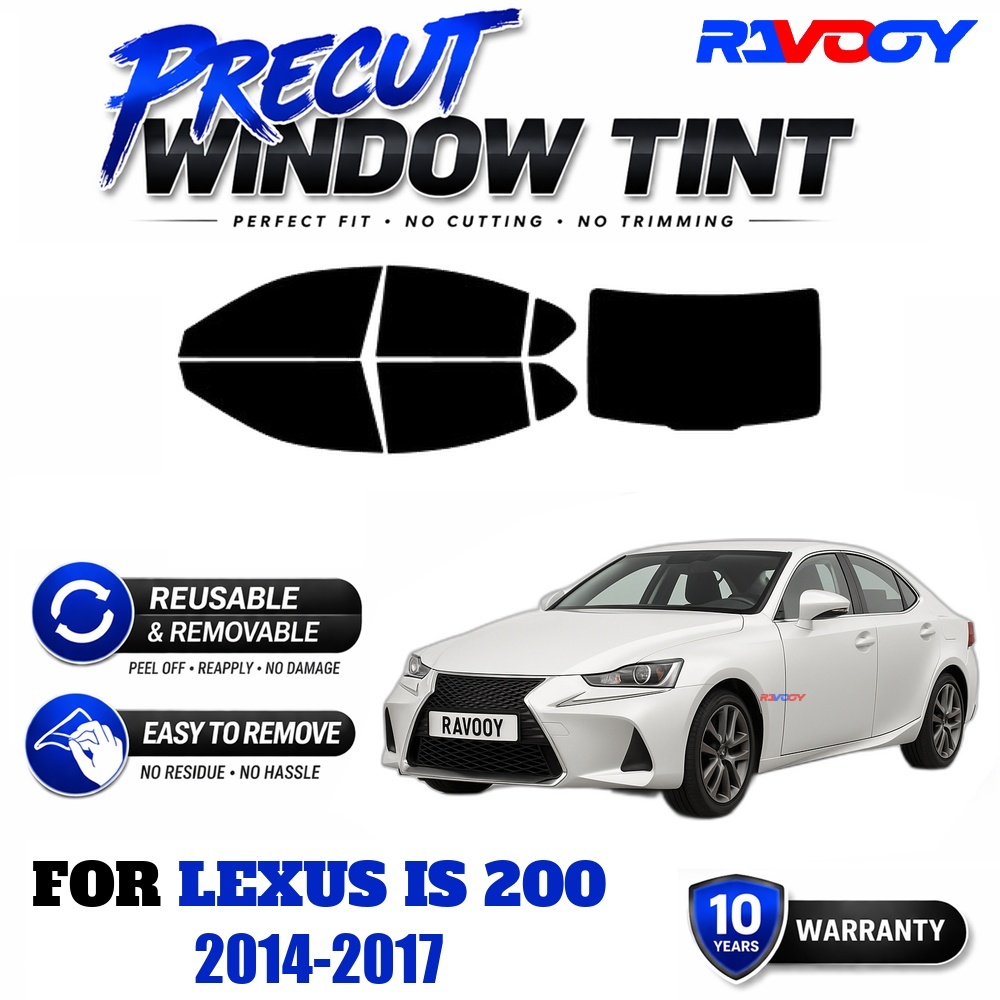 RAVOOY Precut Window Tint, Reu - Air Bubble Remover review and price
