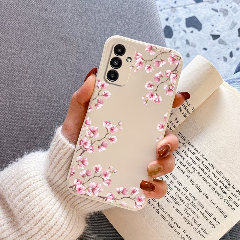 Pink Cherry Blossom Branch Pri - Samsung Galaxy A55 review and price