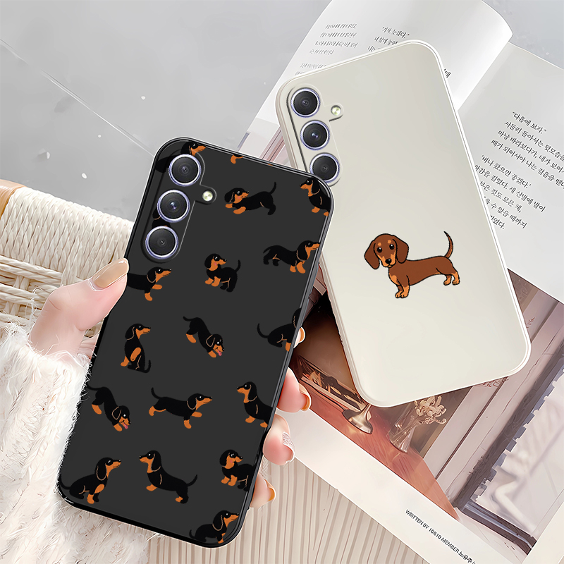 Cartoon Dachshund Dog Phone Ca - Samsung Galaxy A55 review and price