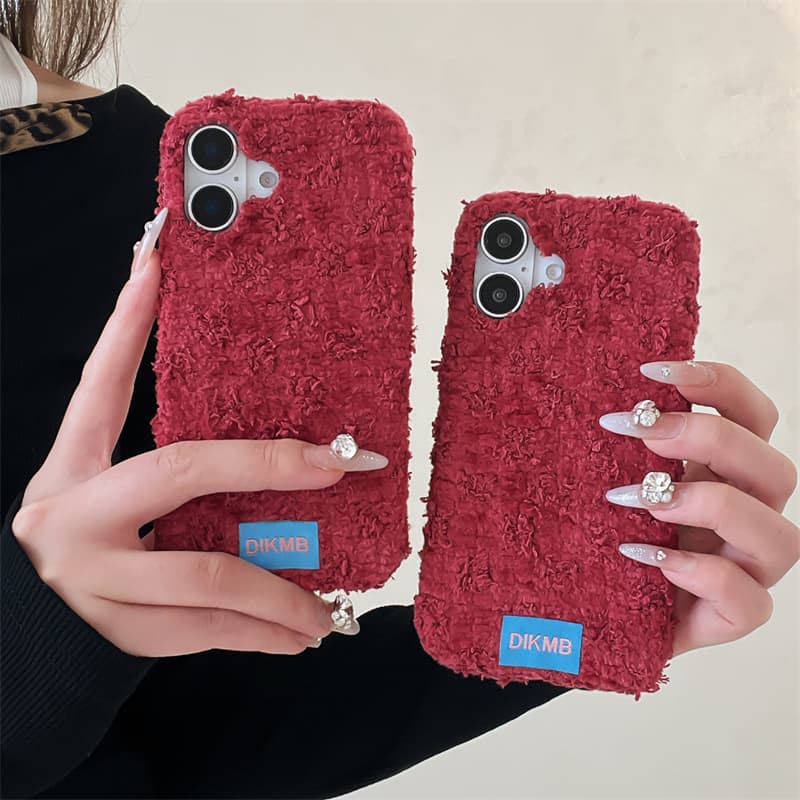 Angora Red Fuzzy Phone Case fo - Apple Iphone 15 Pro Max review and price