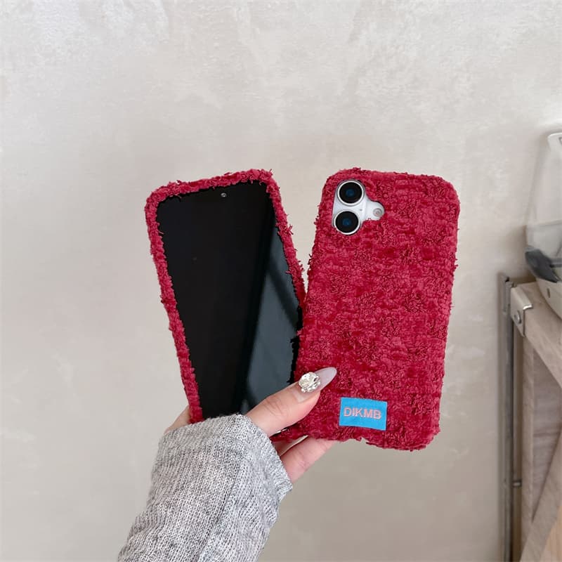 Angora Red Fuzzy Phone Case fo - Apple Iphone 15 Pro Max review and price