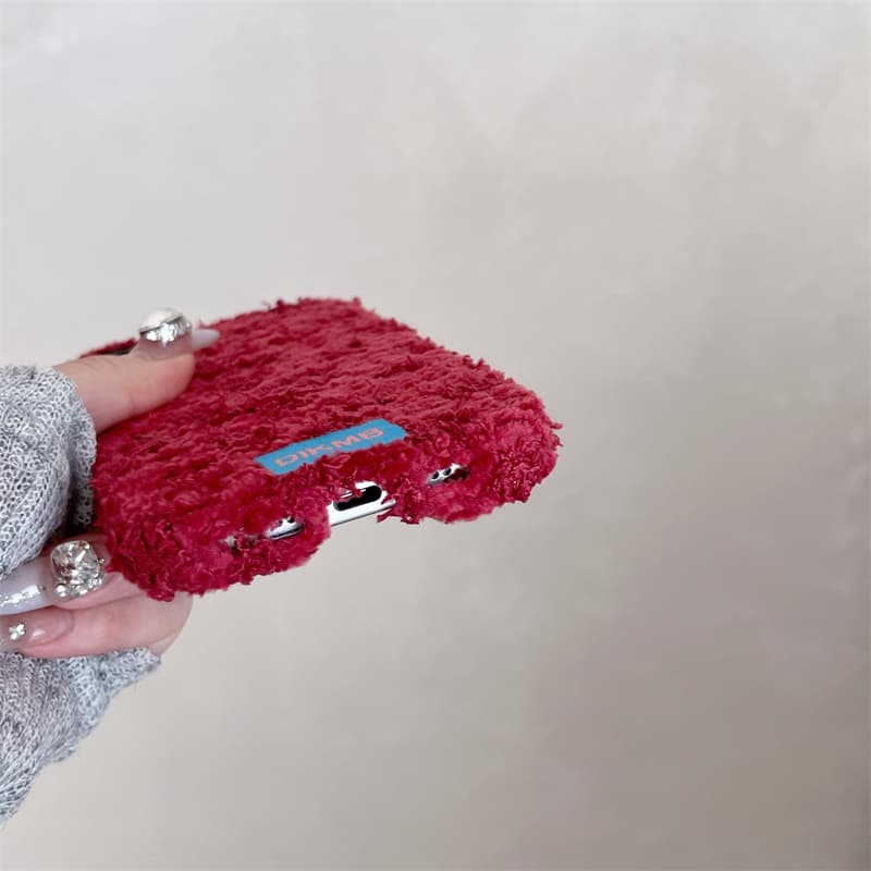 Angora Red Fuzzy Phone Case fo - Apple Iphone 15 Pro Max review and price